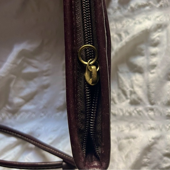 Purple and brown coach wristlet - Picture 4 of 4